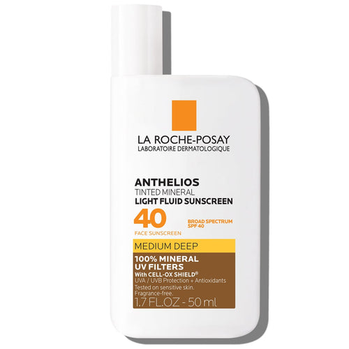 Anthelios Mineral Tinted Sunscreen for Face with SPF - medium deep