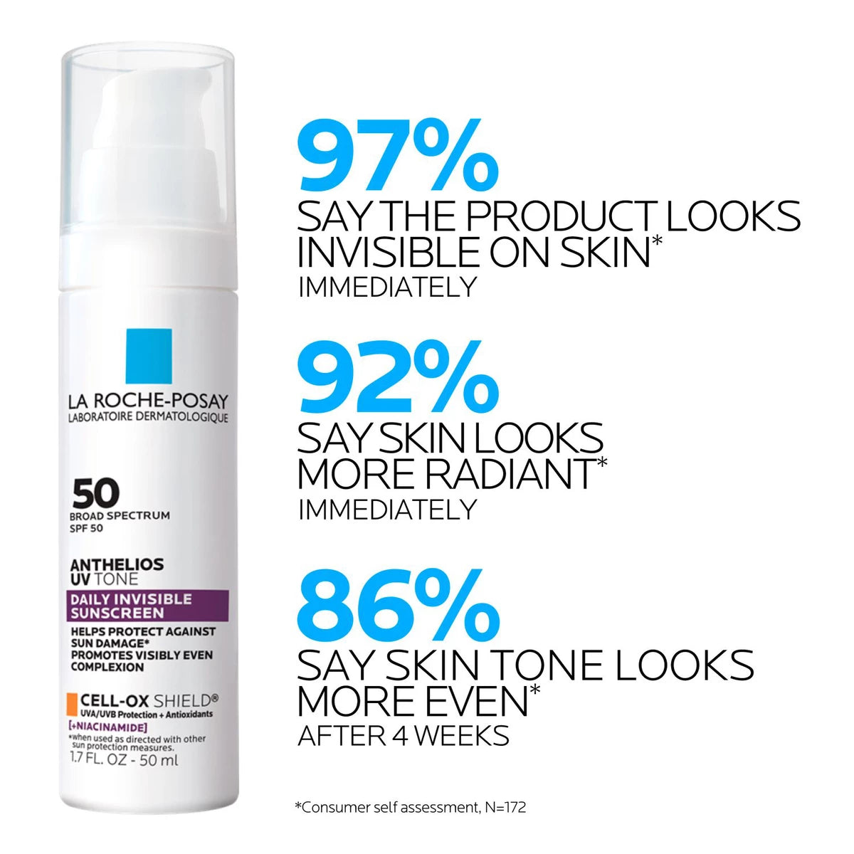 Anthelios UV Tone Invisible Sunscreen SPF 50